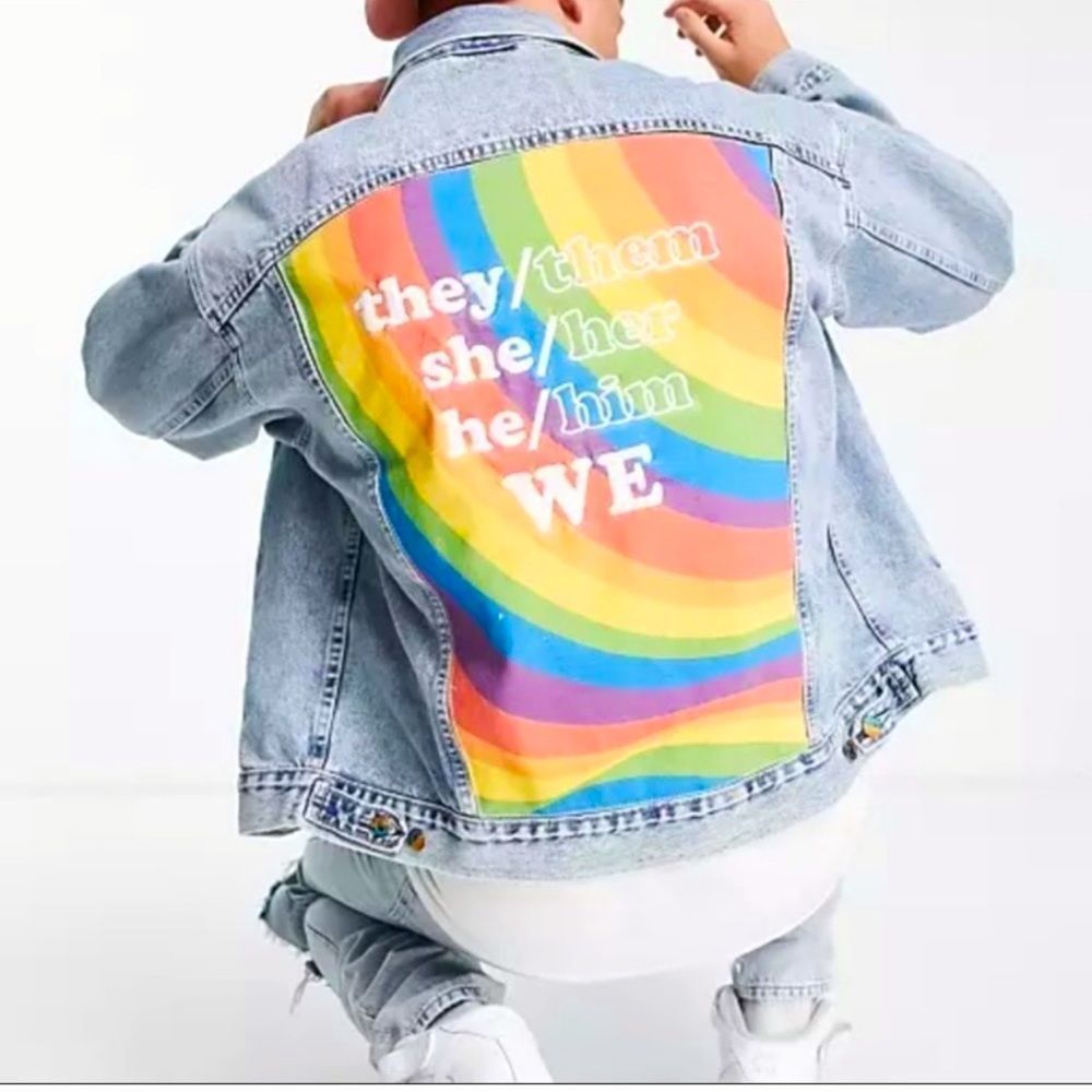 Levi’s Pride Jean Denim Jacket NWT